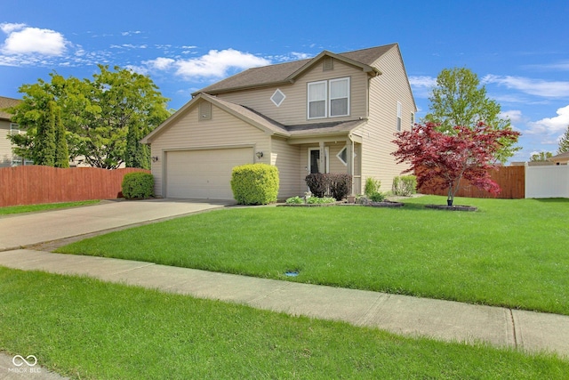2829 Beachwalk Ln, Kokomo, IN 46902 - view of front of home with concrete driveway, roof with shingles, and an attached garage