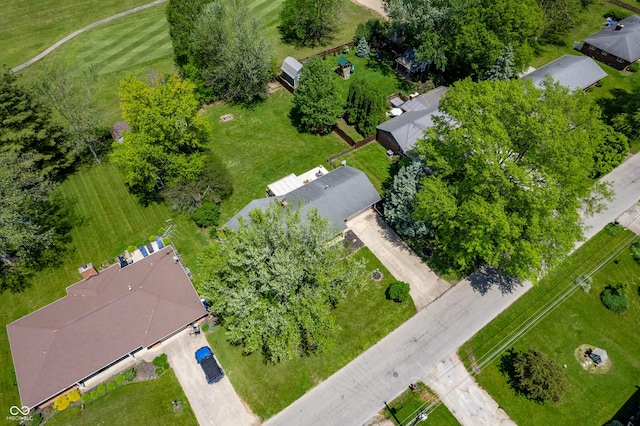 9104 W Lone Beech Dr, Muncie, IN 47304 - bird's eye view