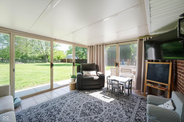 9104 W Lone Beech Dr, Muncie, IN 47304 - sunroom / solarium with tile patterned floors