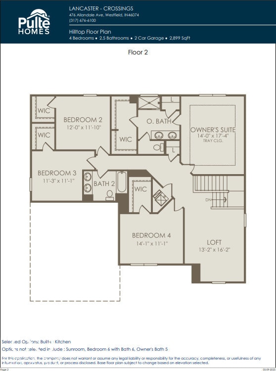 18967 Seaforth Way, Westfield, IN 46074 - home floor plan