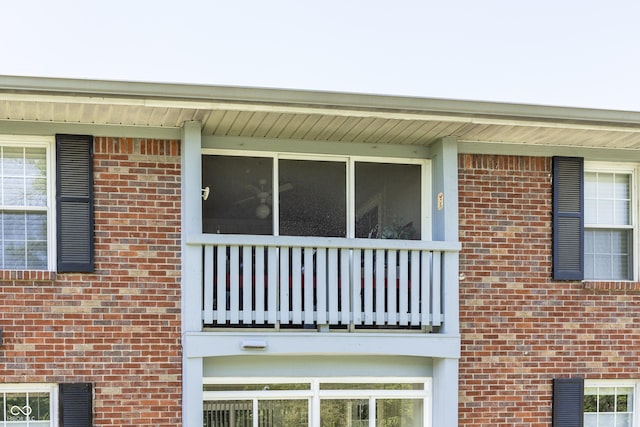 1602 Queensbridge Sq Unit 7, Indianapolis, IN 46219 - view of side of property featuring brick siding