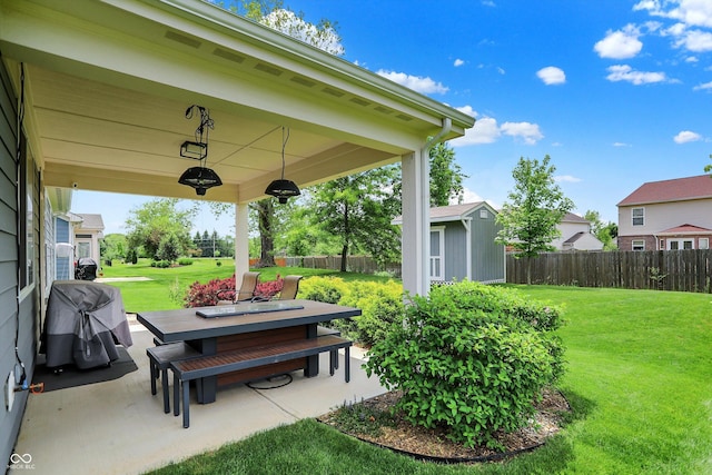 view of patio