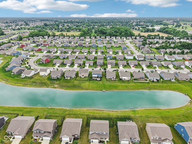 220 Sawdust Trl, Greenfield, IN 46140 - aerial overview of property's location featuring a large body of water and nearby suburban area