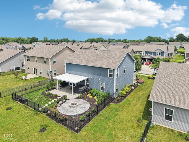 220 Sawdust Trl, Greenfield, IN 46140 - aerial perspective of suburban area