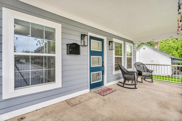 353 S Indiana St, Danville, IN 46122 - doorway to property featuring covered porch