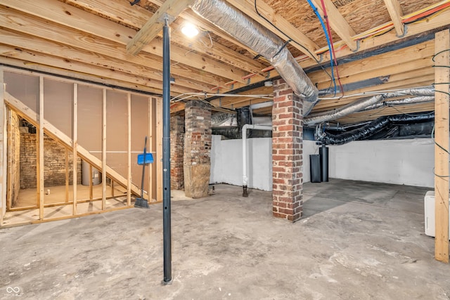 353 S Indiana St, Danville, IN 46122 - view of unfinished below grade area