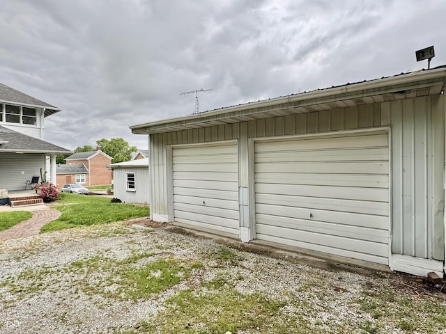 308 W Walnut St, Brownstown, IN 47220 - garage with driveway