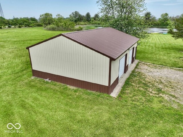 1154 W US Highway 136, Veedersburg, IN 47987 - view of outbuilding featuring a water view