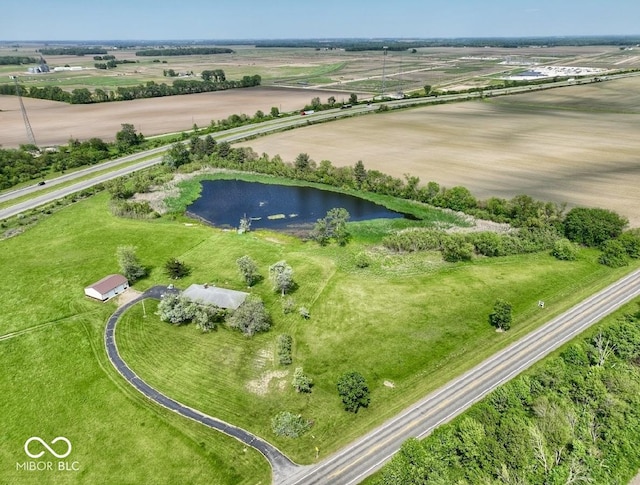 1154 W US Highway 136, Veedersburg, IN 47987 - aerial overview of property's location featuring a large body of water
