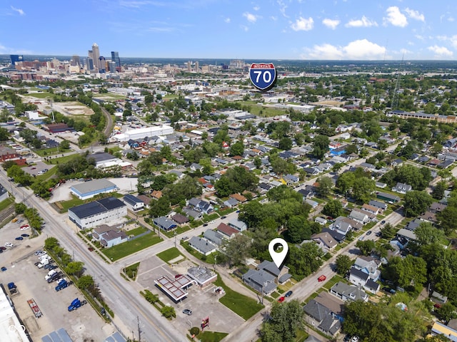 418 Harlan St, Indianapolis, IN 46201 - aerial view of property's location