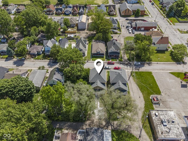 418 Harlan St, Indianapolis, IN 46201 - aerial view of residential area