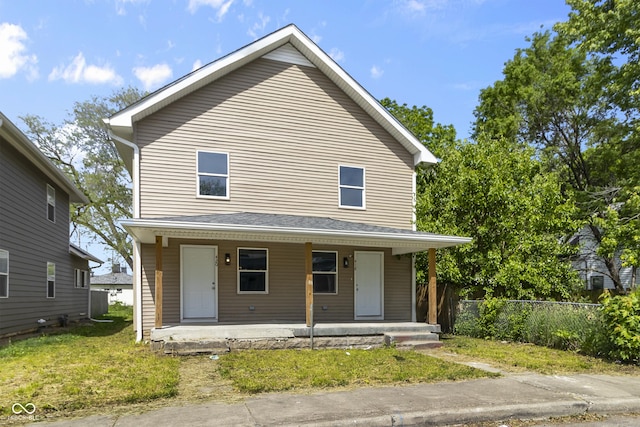 418 Harlan St, Indianapolis, IN 46201 - view of front of home featuring a porch