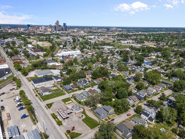 418 Harlan St, Indianapolis, IN 46201 - aerial view of property and surrounding area