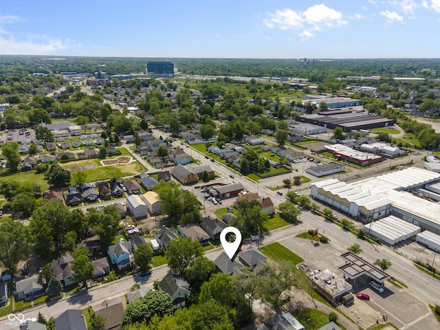 418 Harlan St, Indianapolis, IN 46201 - drone / aerial view