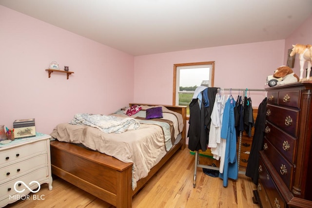 6190 E County Road 800 N, North Vernon, IN 47265 - bedroom with light wood-style floors