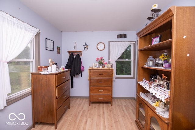 6190 E County Road 800 N, North Vernon, IN 47265 - bedroom featuring light wood-type flooring and baseboards