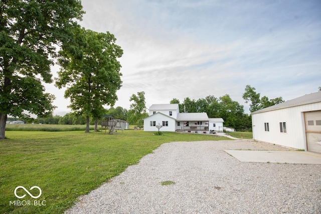 6190 E County Road 800 N, North Vernon, IN 47265 - view of green lawn