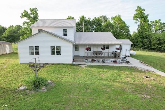 6190 E County Road 800 N, North Vernon, IN 47265 - back of property with metal roof