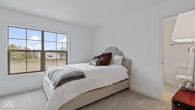 14866 E Keenan Cir Lot 38, Westfield, IN 46074 - bedroom with baseboards and light carpet