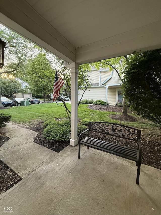 9535 Longwell Dr, Indianapolis, IN 46240 - view of patio / terrace
