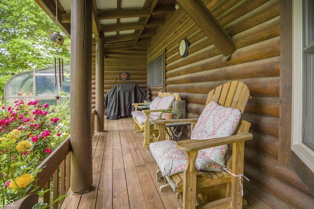 10484 N County Road 750 W, Freetown, IN 47235 - view of deck