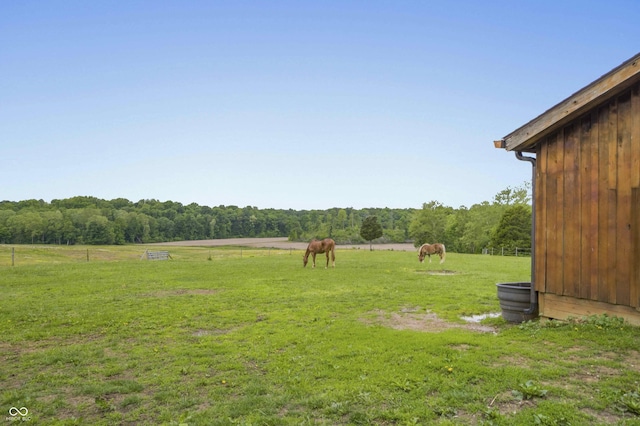 10484 N County Road 750 W, Freetown, IN 47235 - view of green lawn featuring a view of rural / pastoral area
