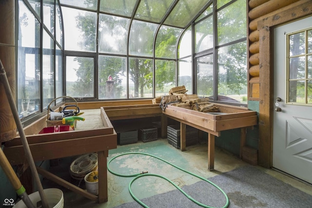 10484 N County Road 750 W, Freetown, IN 47235 - sunroom / solarium with concrete floors