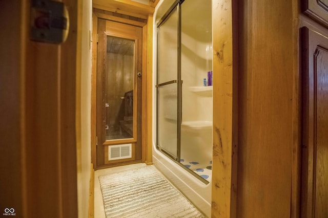 10484 N County Road 750 W, Freetown, IN 47235 - full bathroom with a shower with door