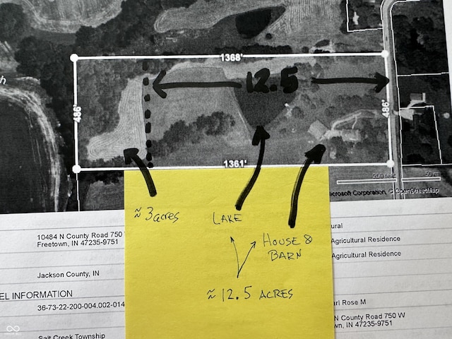 10484 N County Road 750 W, Freetown, IN 47235 - view of miscellaneous document