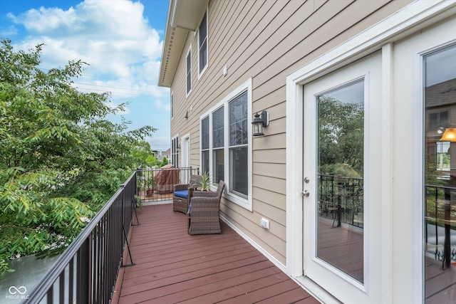 2436 Gwinnett St, Carmel, IN 46032 - view of wooden deck