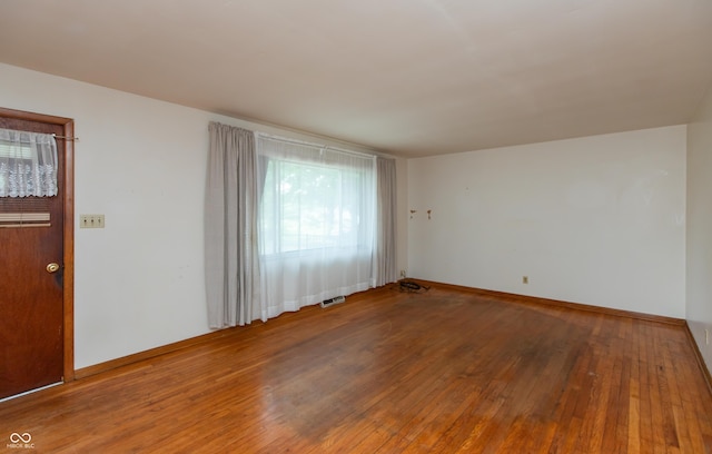6498 N County Road 475 E, Pittsboro, IN 46167 - empty room featuring hardwood / wood-style floors and baseboards