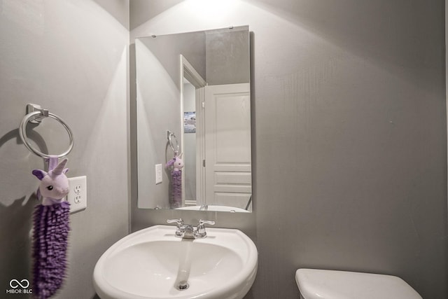 5374 John Quincy Adams Ct, Plainfield, IN 46168 - half bathroom featuring a sink and toilet