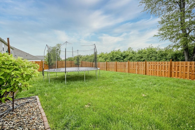 5374 John Quincy Adams Ct, Plainfield, IN 46168 - view of yard with a trampoline