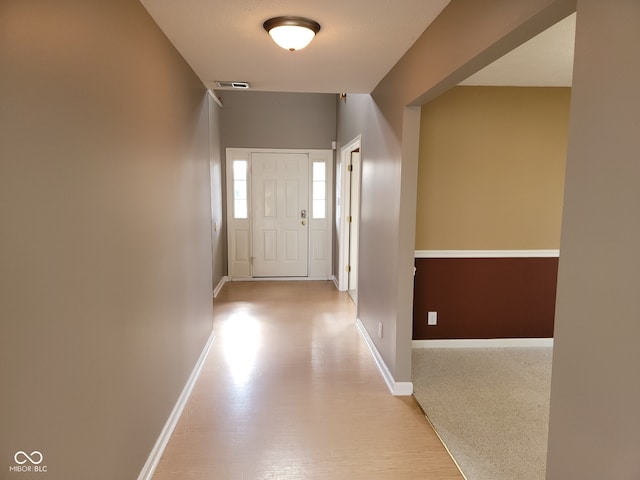 11754 Hamble Dr, Indianapolis, IN 46235 - hall featuring baseboards and wood finished floors