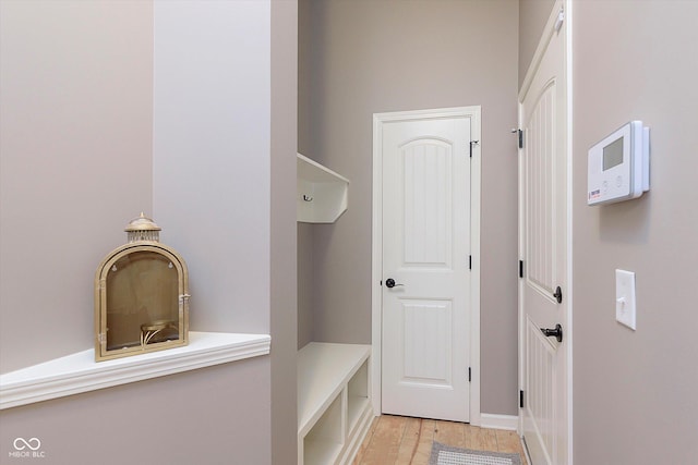 16071 Prince Ct, Noblesville, IN 46062 - mudroom with light wood finished floors and baseboards
