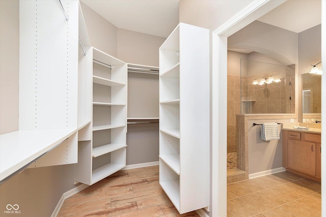 16071 Prince Ct, Noblesville, IN 46062 - spacious closet featuring light wood-type flooring