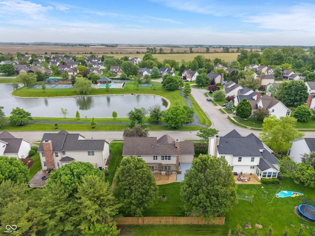 7978 Park Meadows Dr, Brownsburg, IN 46112 - aerial view of residential area with a nearby body of water