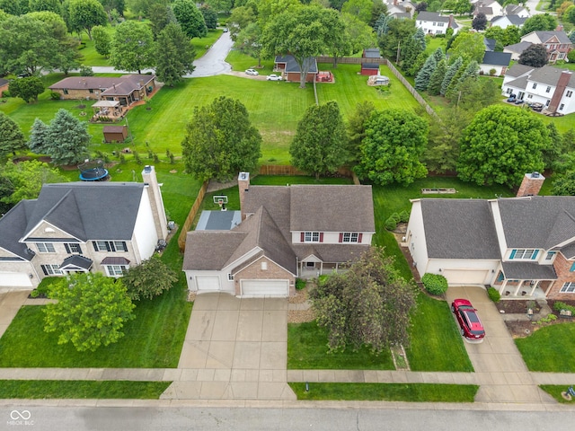 7978 Park Meadows Dr, Brownsburg, IN 46112 - aerial perspective of suburban area