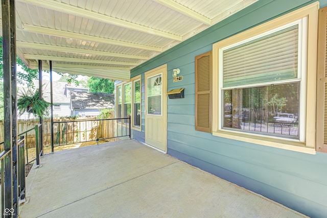 4621 E 17th St, Indianapolis, IN 46218 - view of covered porch