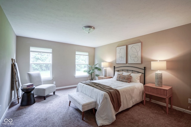 695 Overcup St, Westfield, IN 46074 - carpeted bedroom with baseboards and a textured ceiling