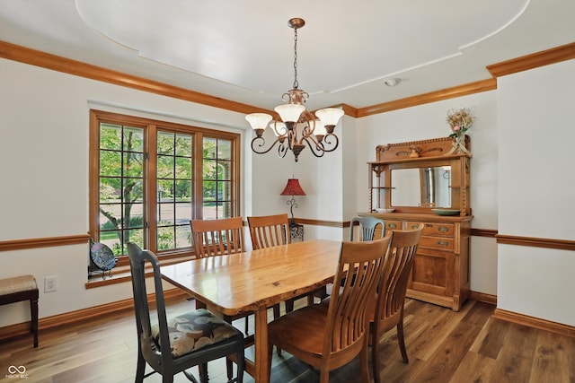 12335 Old Stone Dr, Indianapolis, IN 46236 - dining space with a chandelier, light wood-type flooring, and baseboards