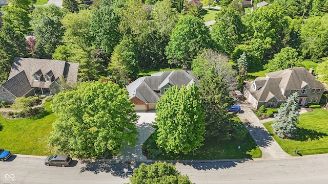 12335 Old Stone Dr, Indianapolis, IN 46236 - aerial perspective of suburban area