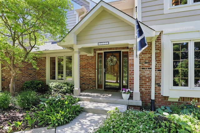 12335 Old Stone Dr, Indianapolis, IN 46236 - view of exterior entry featuring brick siding