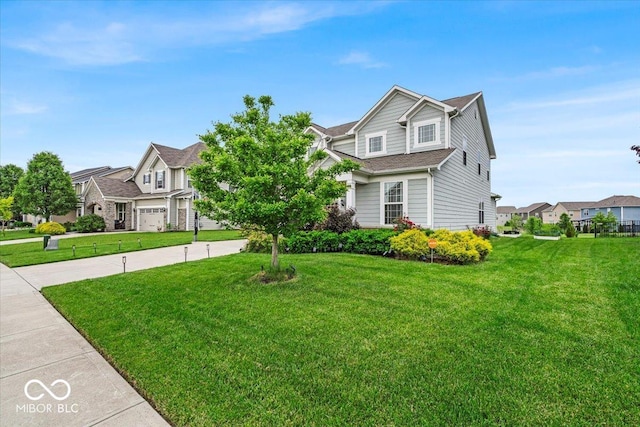 13495 Forest Glade Dr, Fishers, IN 46037 - view of front facade with a residential view and a front yard