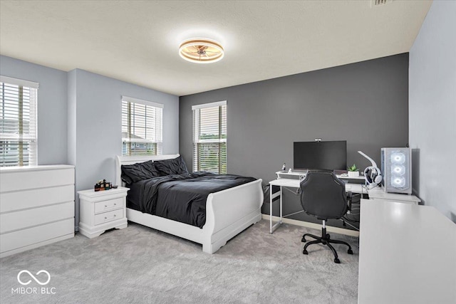 13495 Forest Glade Dr, Fishers, IN 46037 - carpeted bedroom with baseboards and an office area
