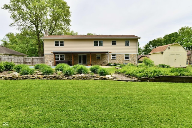 18906 Crestview Ct, Westfield, IN 46074 - back of property with stone siding