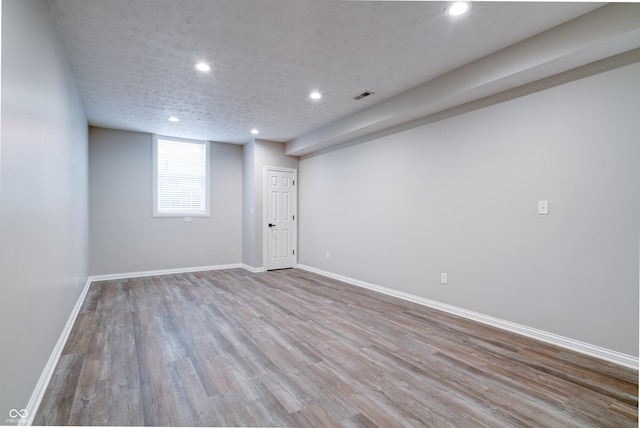 9154 Sargent Manor Ct, Indianapolis, IN 46256 - spare room featuring recessed lighting, baseboards, and wood finished floors