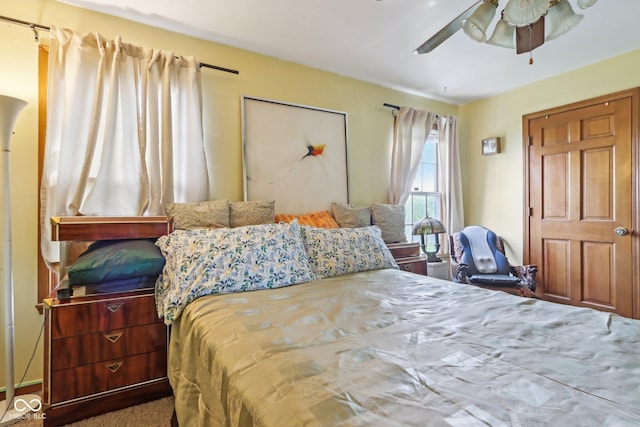 6210 Mckinley Ct, Indianapolis, IN 46220 - bedroom featuring a ceiling fan