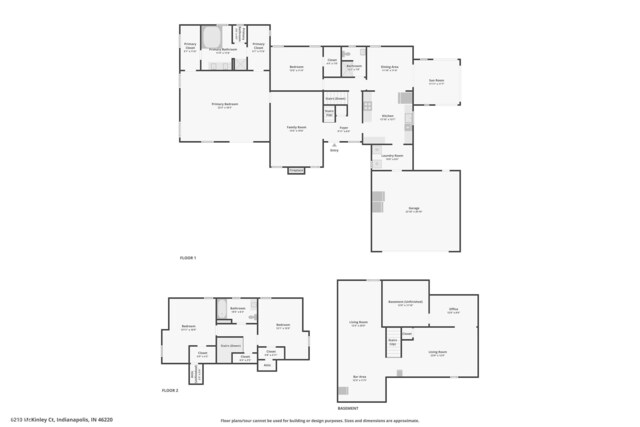 6210 Mckinley Ct, Indianapolis, IN 46220 - property floor plan
