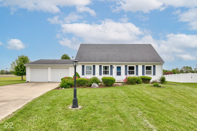105 Plumlee Dr, Tipton, IN 46072 - cape cod-style house featuring concrete driveway and a garage